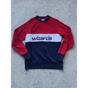 Hillflint Washington Wizards Colorblock Crewneck Sweatshirt - Red/Blue/White - M